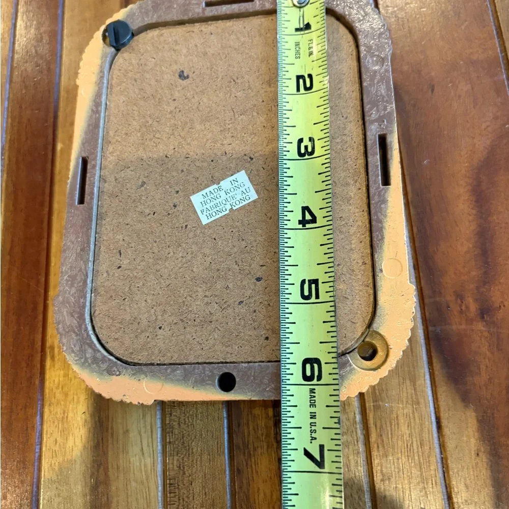 Rustic Rattan Wooden Picture Frame Vintage Hong Kong