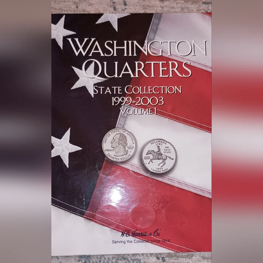 Washington Quarters State Collection Volume One New unused condition