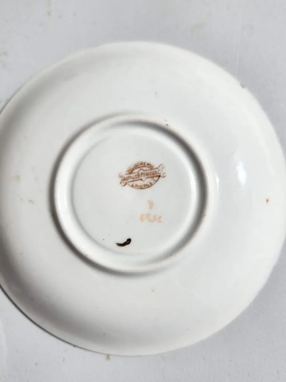 Alfred B Pearce & Co Antique English Bone China Tea Cup Saucer Set Vintage Plate