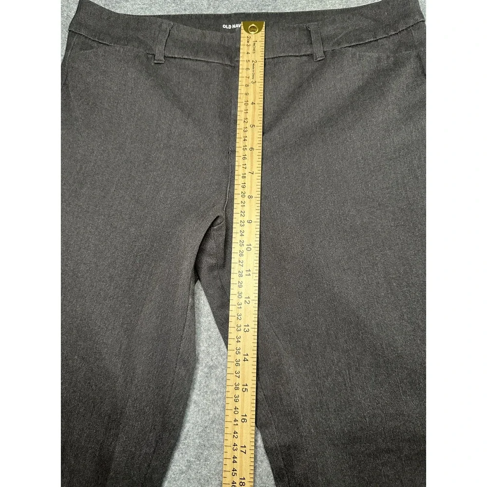 Old Navy Pixie Skinny Pants 8 Dark Gray‎ Charcoal Stretch Workwear