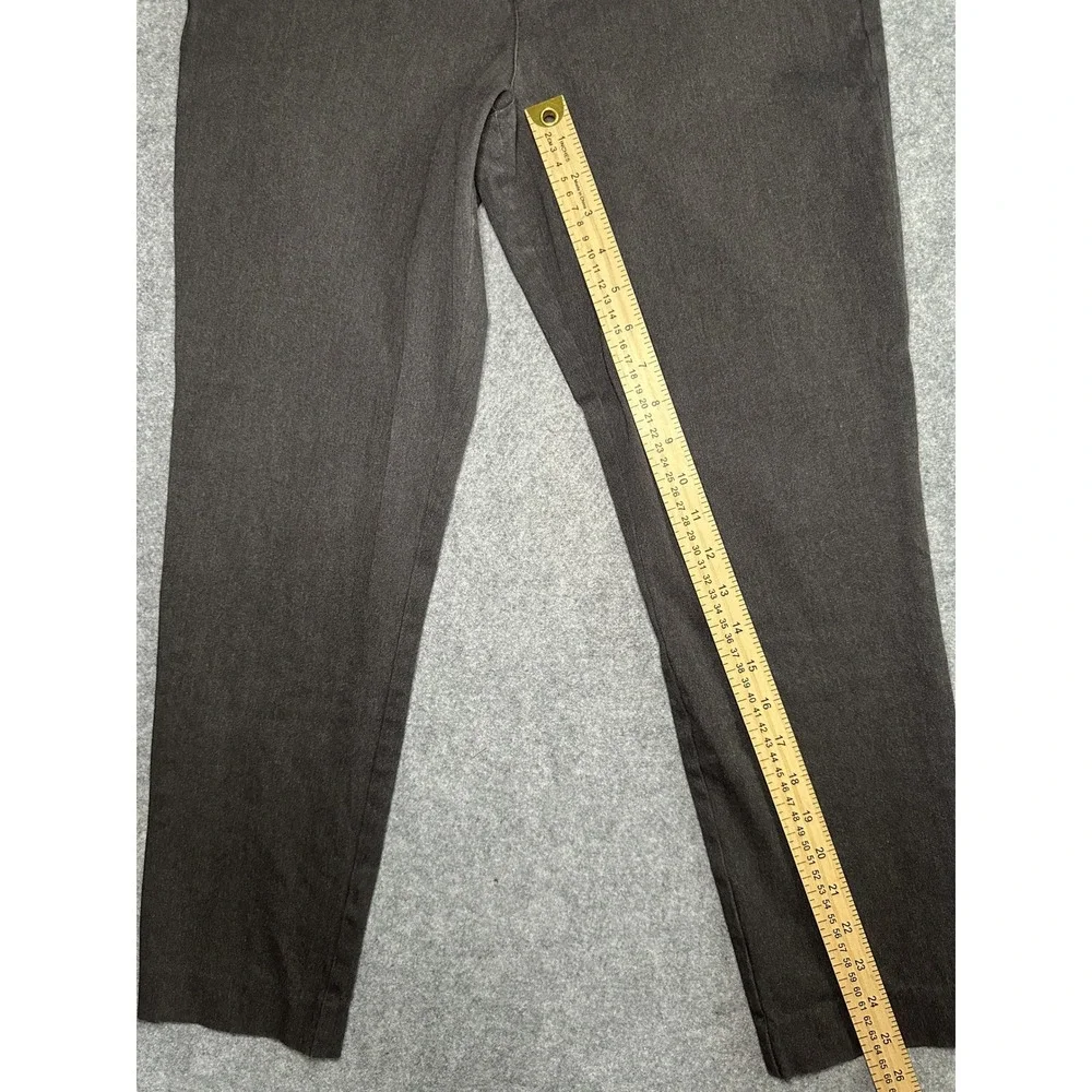Old Navy Pixie Skinny Pants 8 Dark Gray‎ Charcoal Stretch Workwear