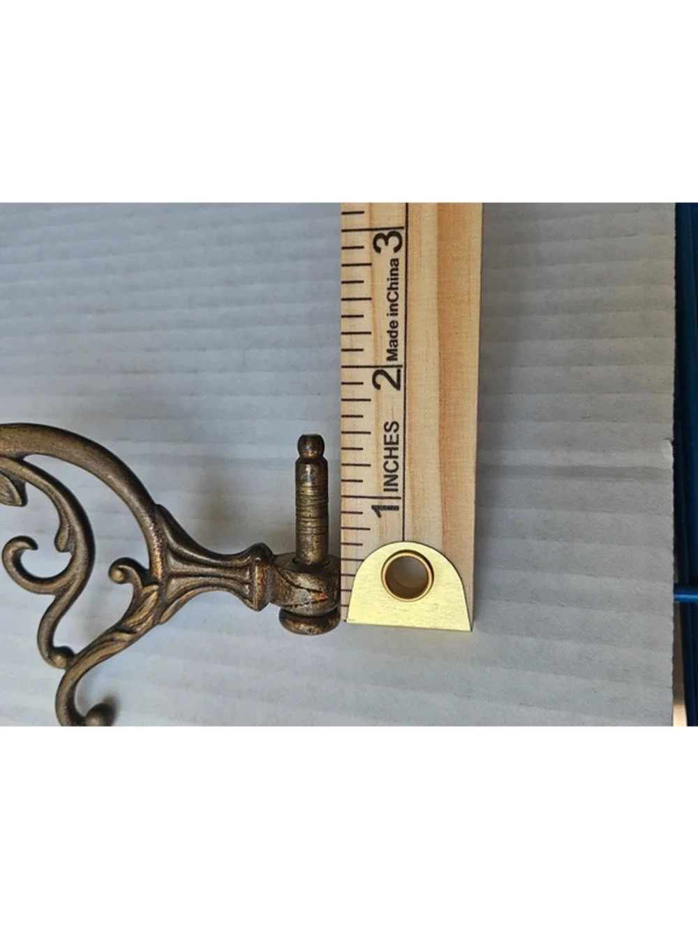 Vintage Art Nouveau brass piano candle sconces swivel wall holders cottagecore