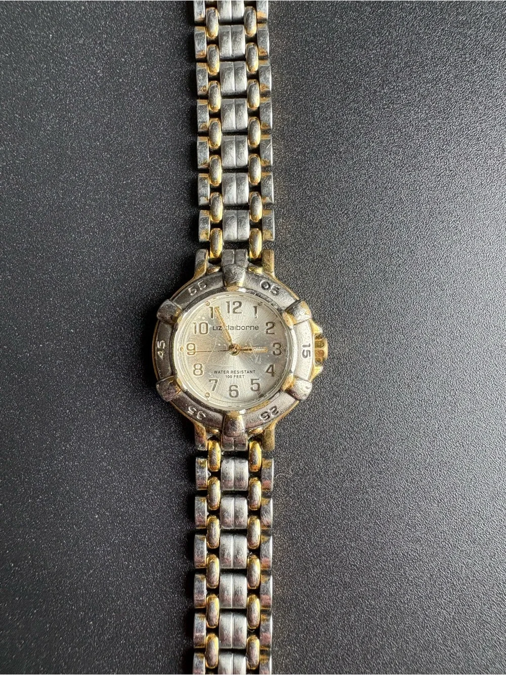 Two-Tone‎ Women's Vintage Bracelet Watch - Gold and Silver