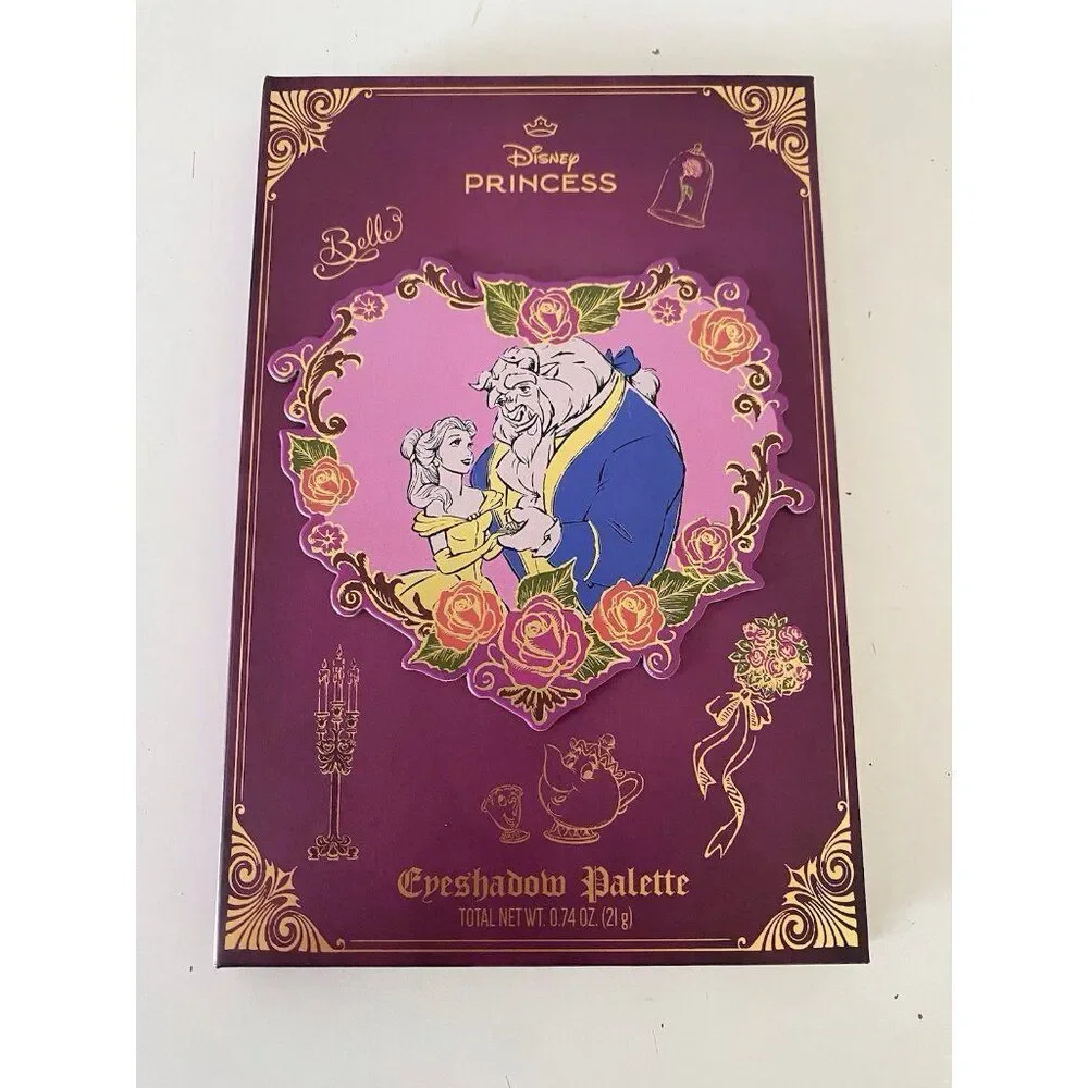 Taste Beauty Disney Beauty and The Beast Eyeshadow Palette W/Mirror 12 Shades‎