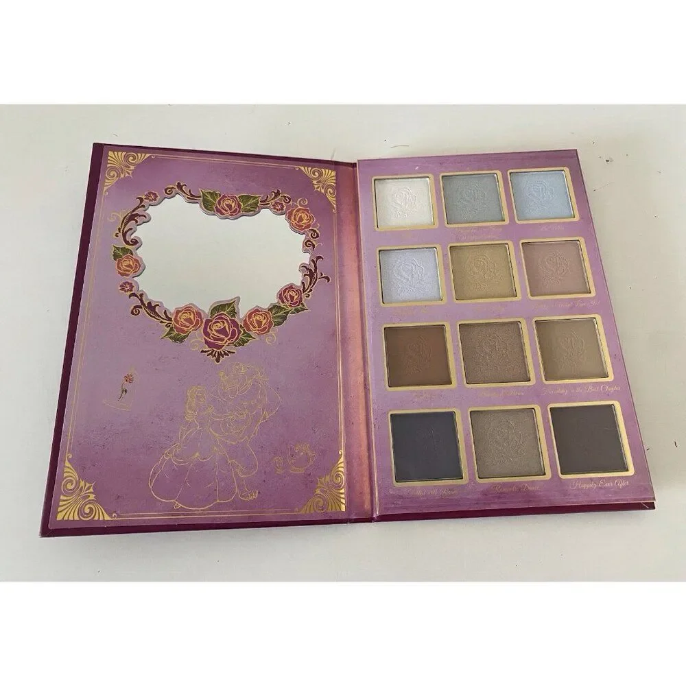 Taste Beauty Disney Beauty and The Beast Eyeshadow Palette W/Mirror 12 Shades‎