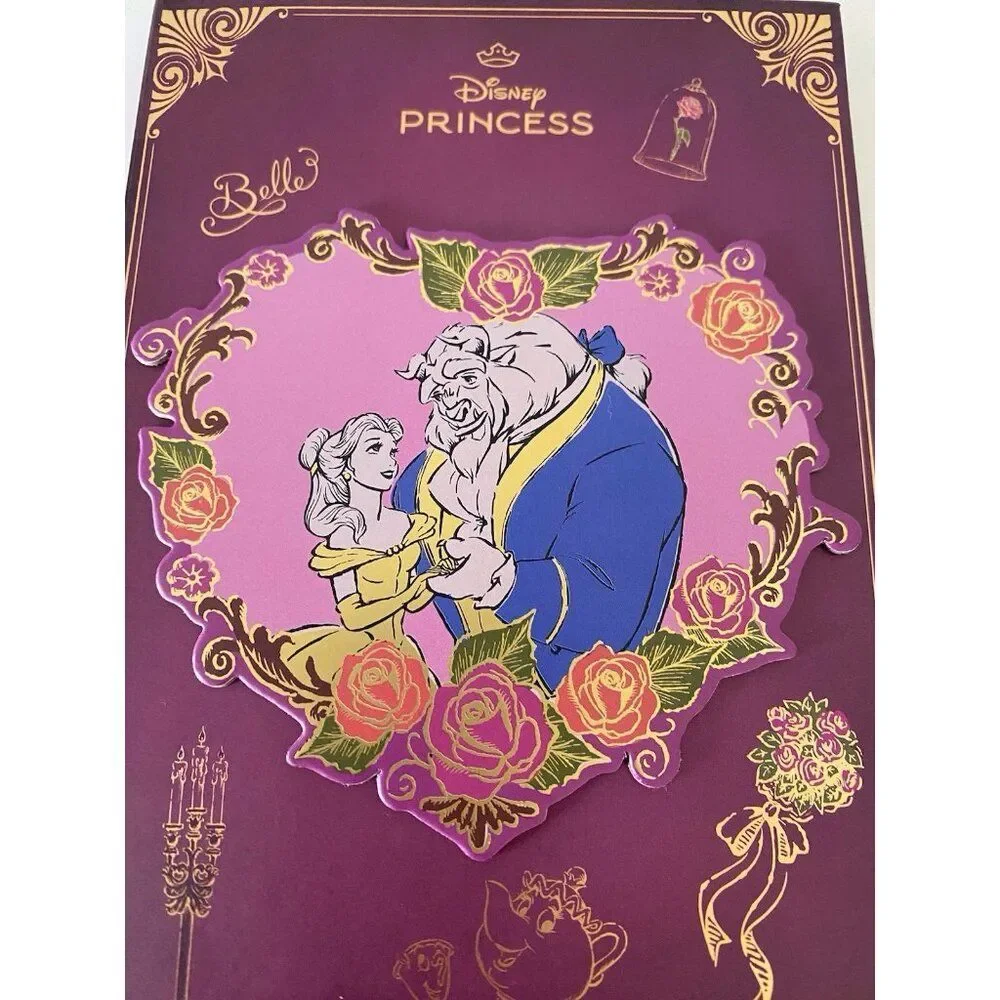 Taste Beauty Disney Beauty and The Beast Eyeshadow Palette W/Mirror 12 Shades‎