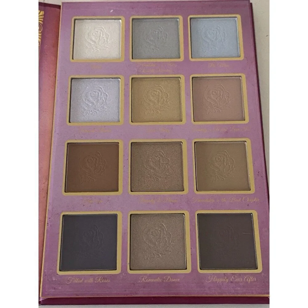 Taste Beauty Disney Beauty and The Beast Eyeshadow Palette W/Mirror 12 Shades‎