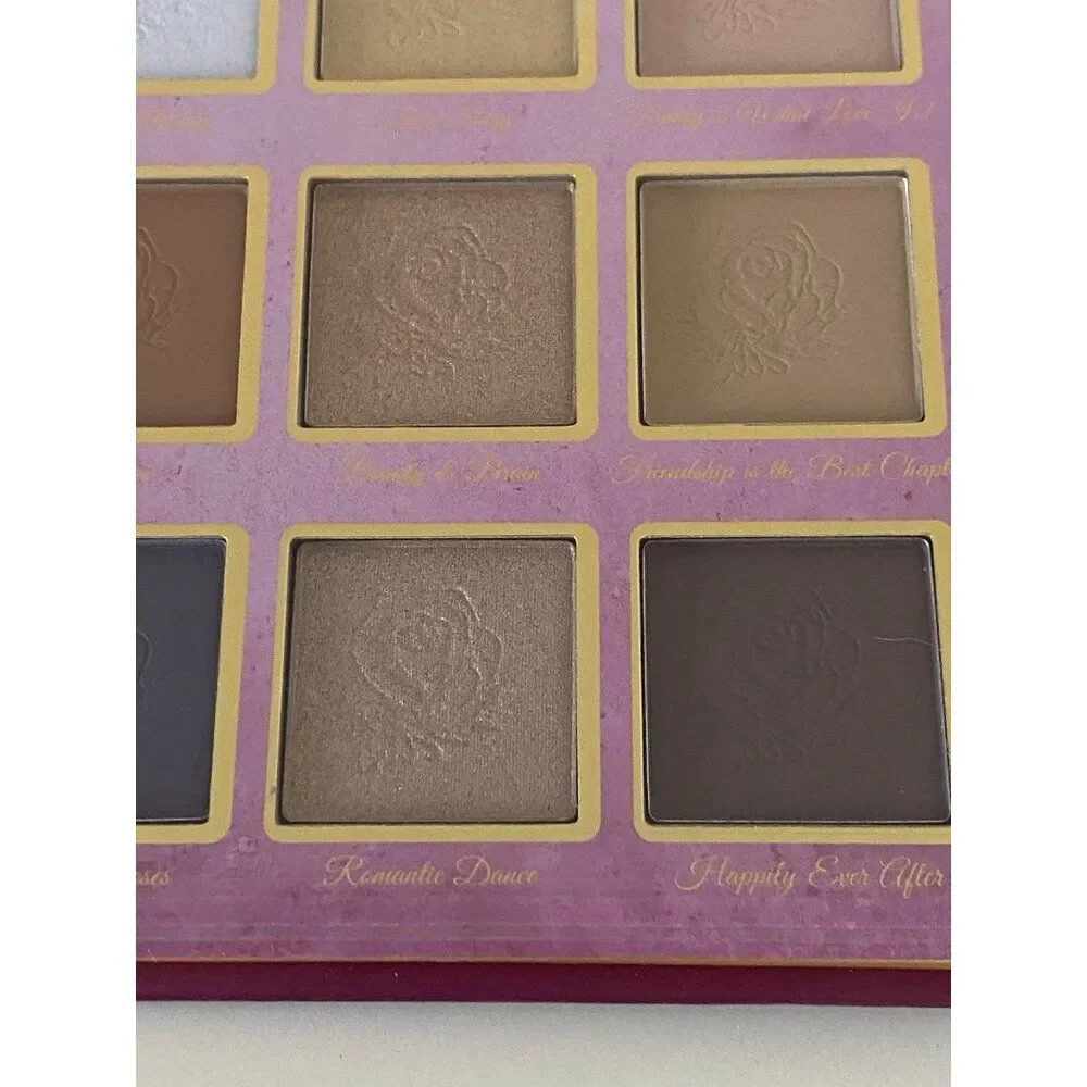 Taste Beauty Disney Beauty and The Beast Eyeshadow Palette W/Mirror 12 Shades‎