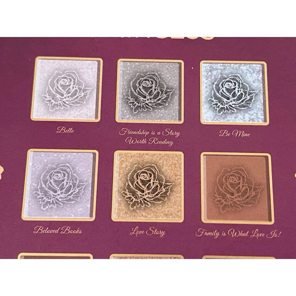 Taste Beauty Disney Beauty and The Beast Eyeshadow Palette W/Mirror 12 Shades‎
