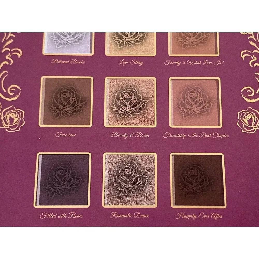 Taste Beauty Disney Beauty and The Beast Eyeshadow Palette W/Mirror 12 Shades‎