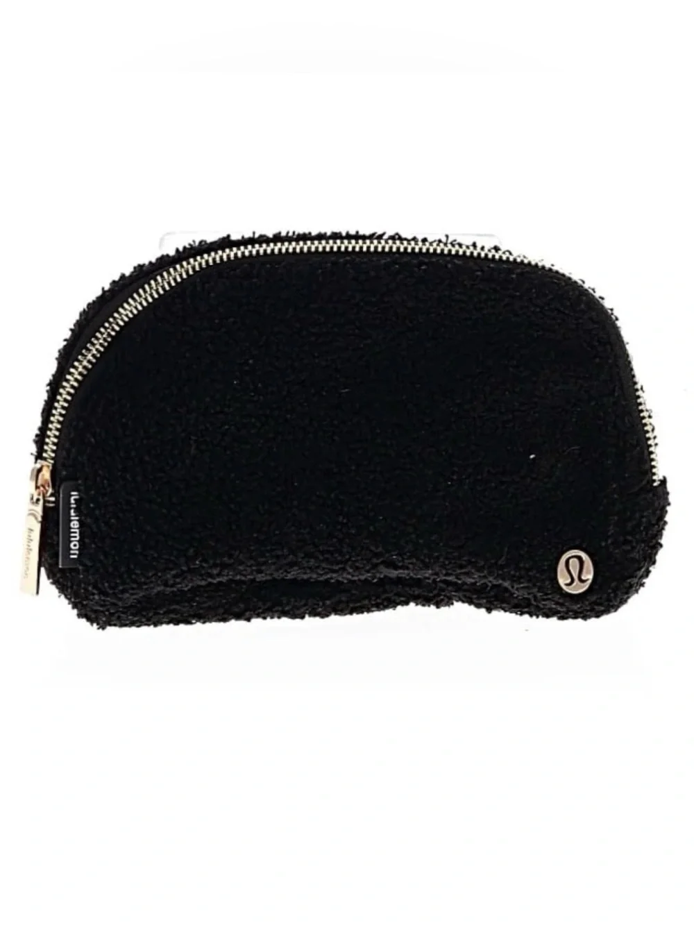 Lululemon everywhere belt bag fleece black/gold