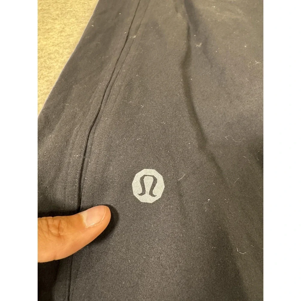 Lululemon‎ Sweatpants Womens XL Black Straight Leg Elastic Waist Pockets Yoga