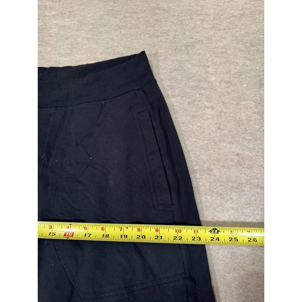 Lululemon‎ Sweatpants Womens XL Black Straight Leg Elastic Waist Pockets Yoga