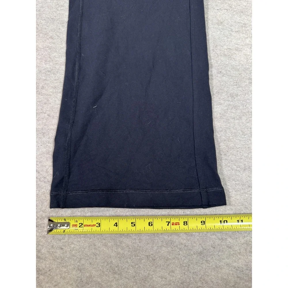 Lululemon‎ Sweatpants Womens XL Black Straight Leg Elastic Waist Pockets Yoga