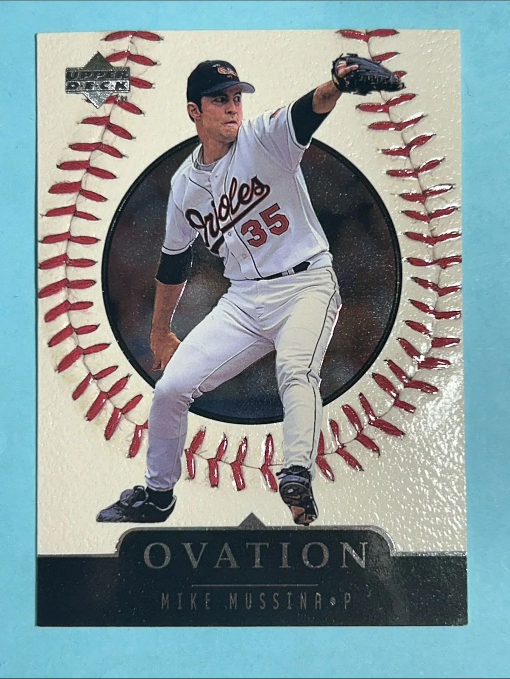 1999 Upper Deck Ovation  Mike Mussina   Baltimore Orioles  Card #31