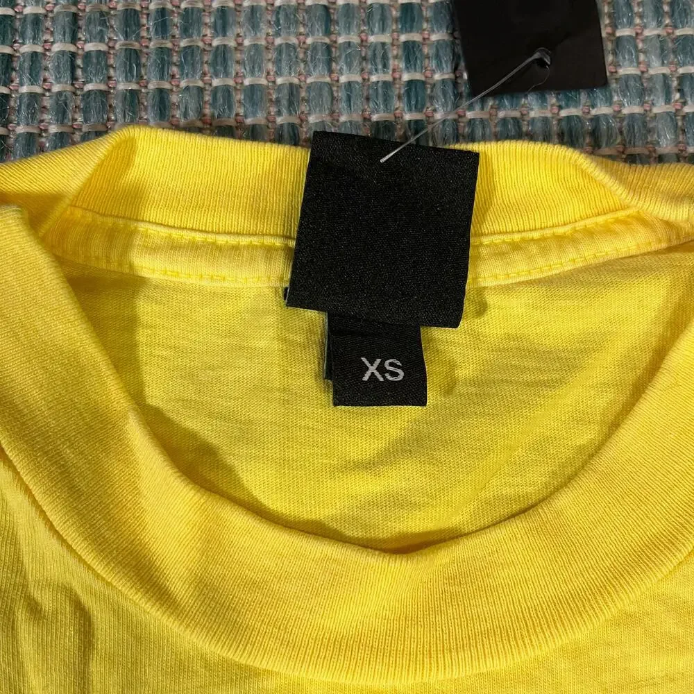 Only NY Outdoor Goods Yellow T Shirt‎ Adult Sz XS New