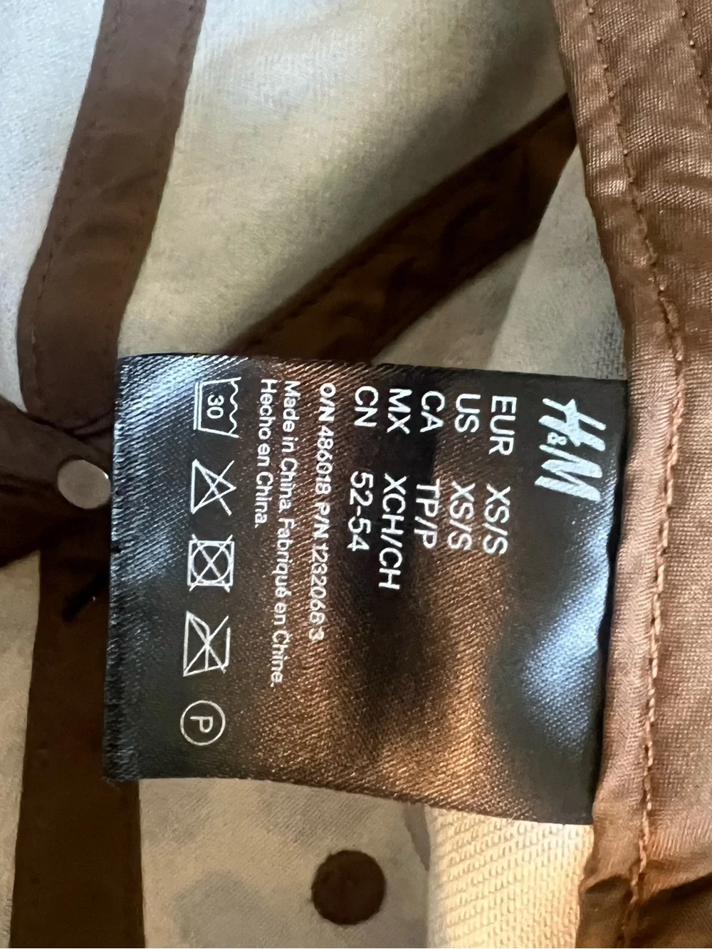 H&M Leopard Print Baseball Cap