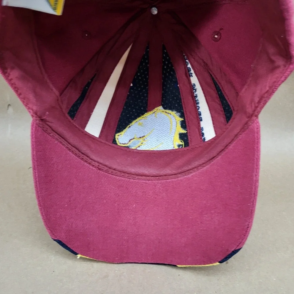 Brisbane Broncos Vintage NRL Baseball Cap Strap Back Adjustable Rugby Hat