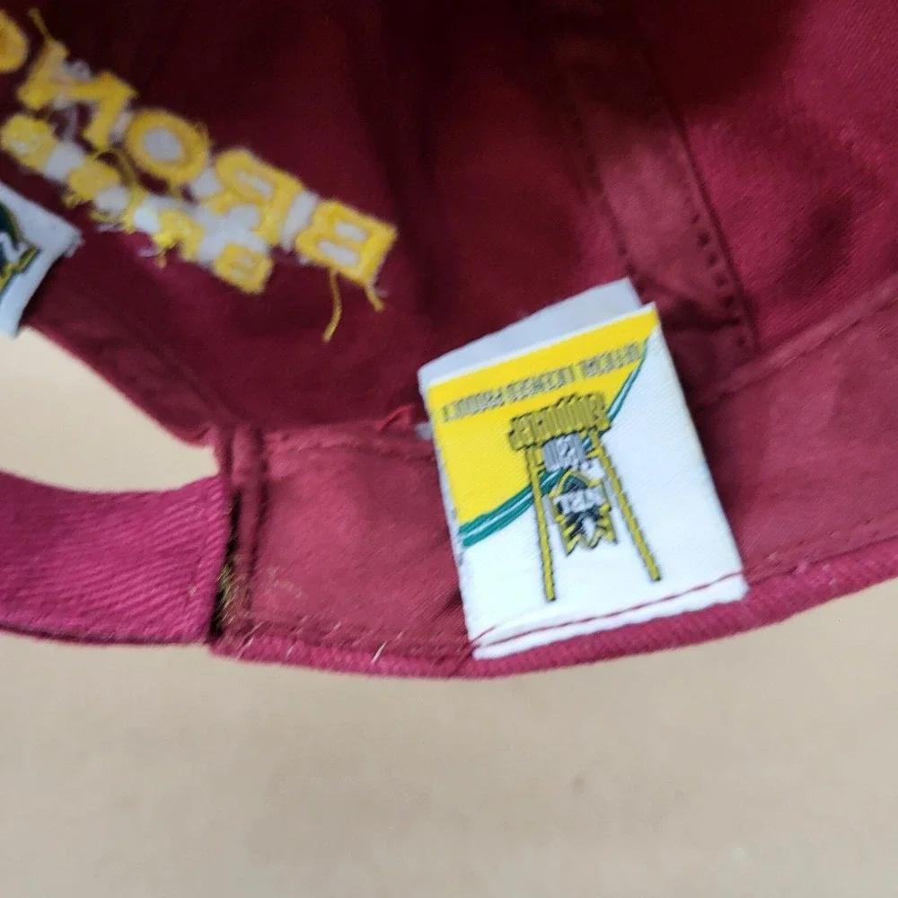 Brisbane Broncos Vintage NRL Baseball Cap Strap Back Adjustable Rugby Hat