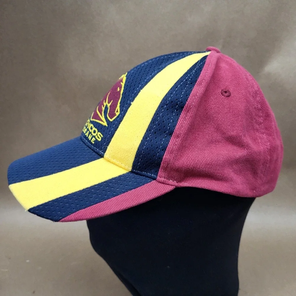 Brisbane Broncos Vintage NRL Baseball Cap Strap Back Adjustable Rugby Hat