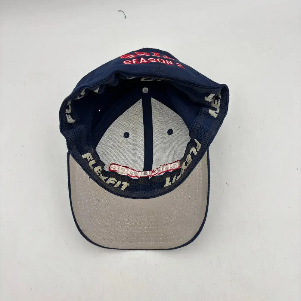 Vintage 2000s Entourage Season 2 Cast & Crew Fitted Baseball Cap Blue L-XL