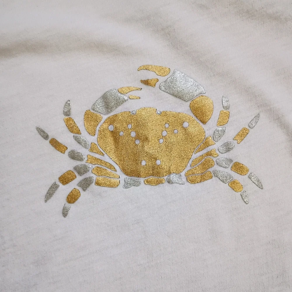 J Crew Collectors Tee Tshirt Crab Cancer Zodiac Sign Graphic S