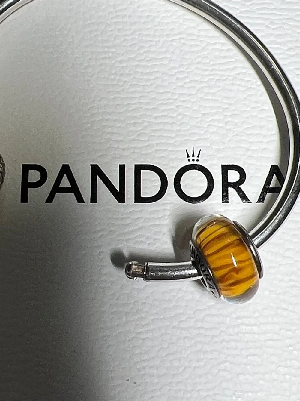 Pandora Bengal Tiger Murano Charm