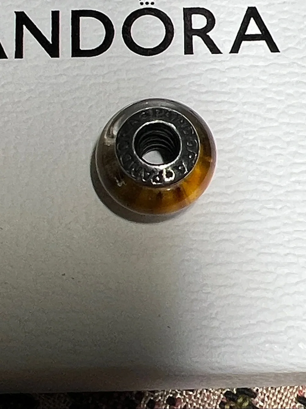 Pandora Bengal Tiger Murano Charm