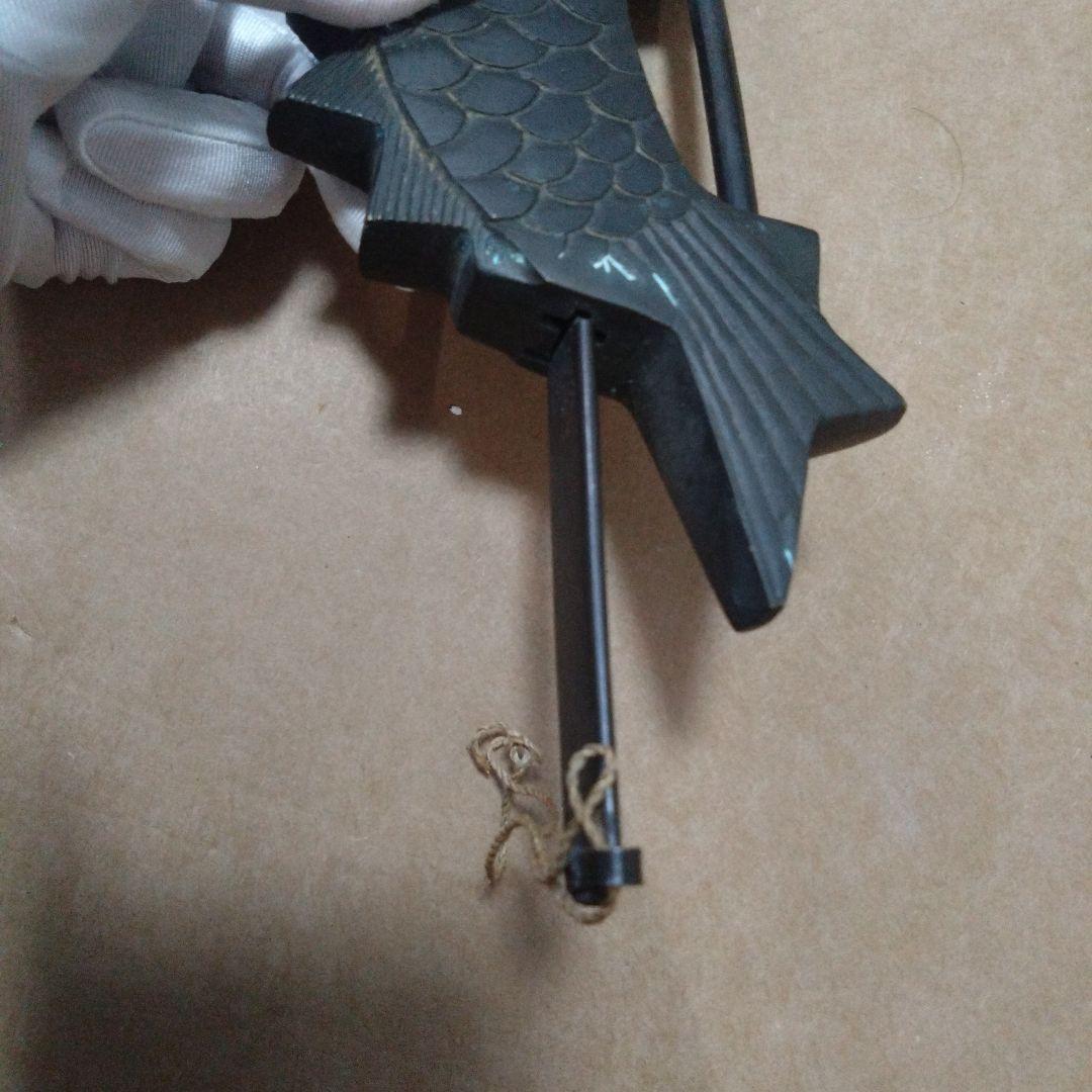 Fish-shaped lock, vintage, copper