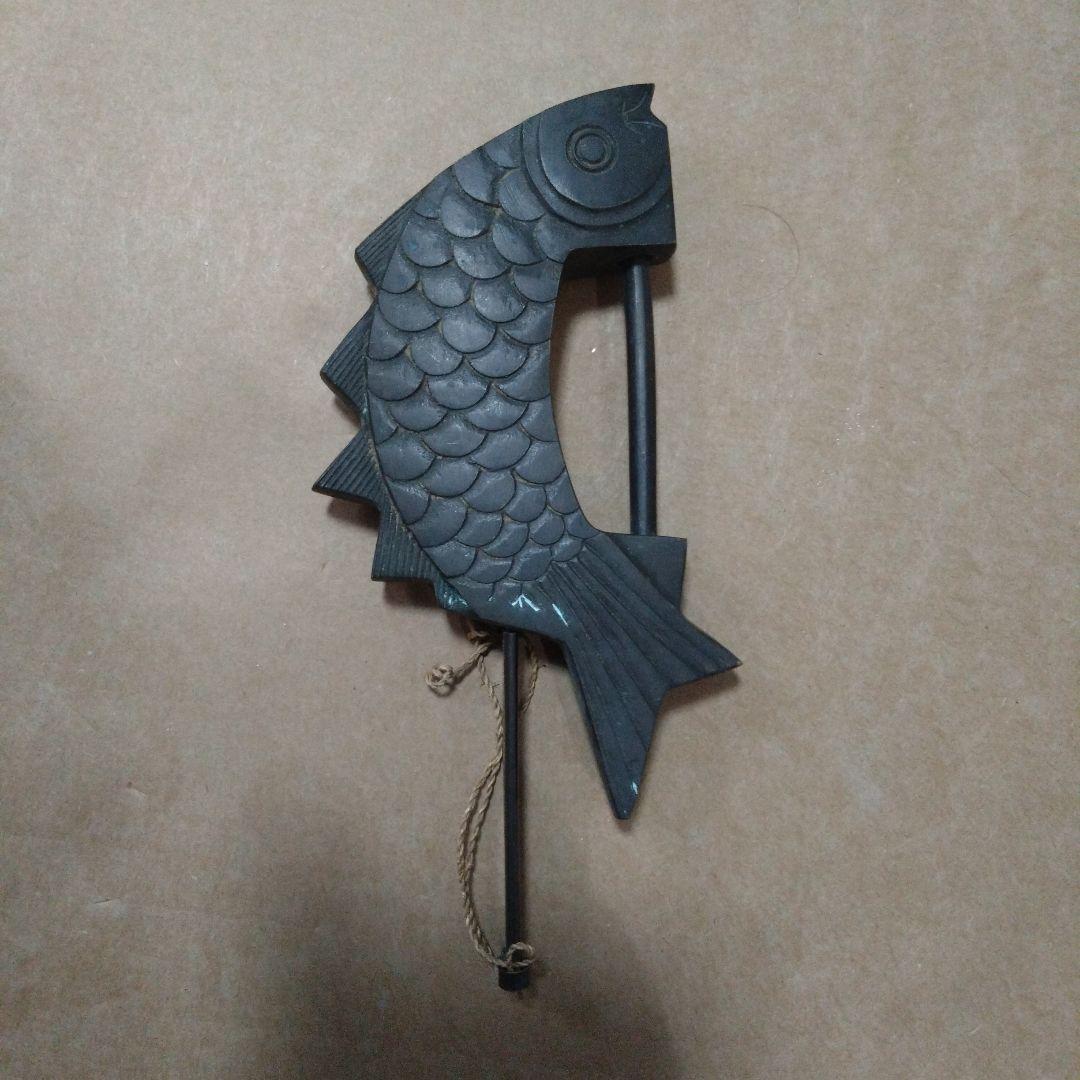 Fish-shaped lock, vintage, copper