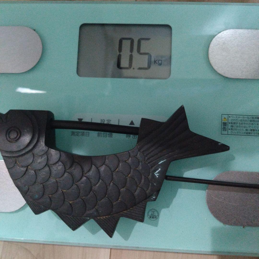 Fish-shaped lock, vintage, copper