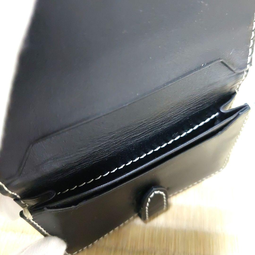 DEGNER KAZAN Business Card Holder Card Case Cherry Blossom Japanese Pattern Genuine Leather